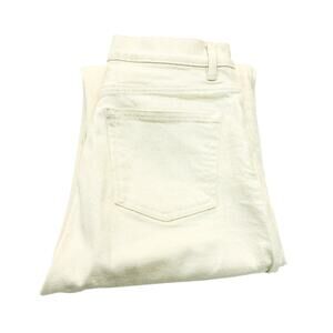 & Other Stories Wide Leg Cream Button Fly Denim Jeans Size 28